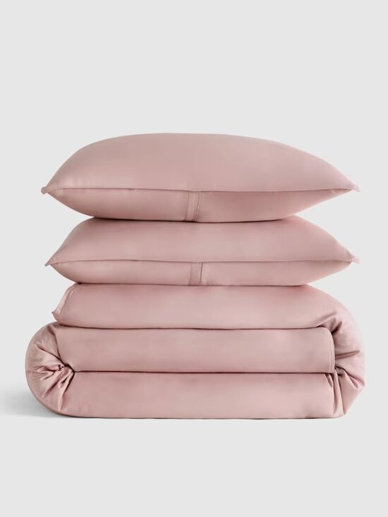 Quince Other - Bamboo Duvet Cover Set - Full/Queen, Fig